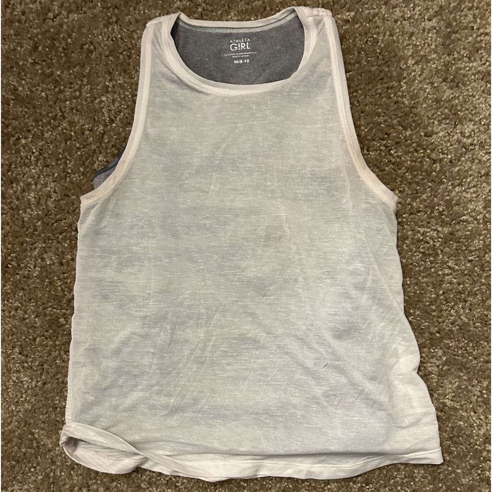 Double layered Athleta tank girls